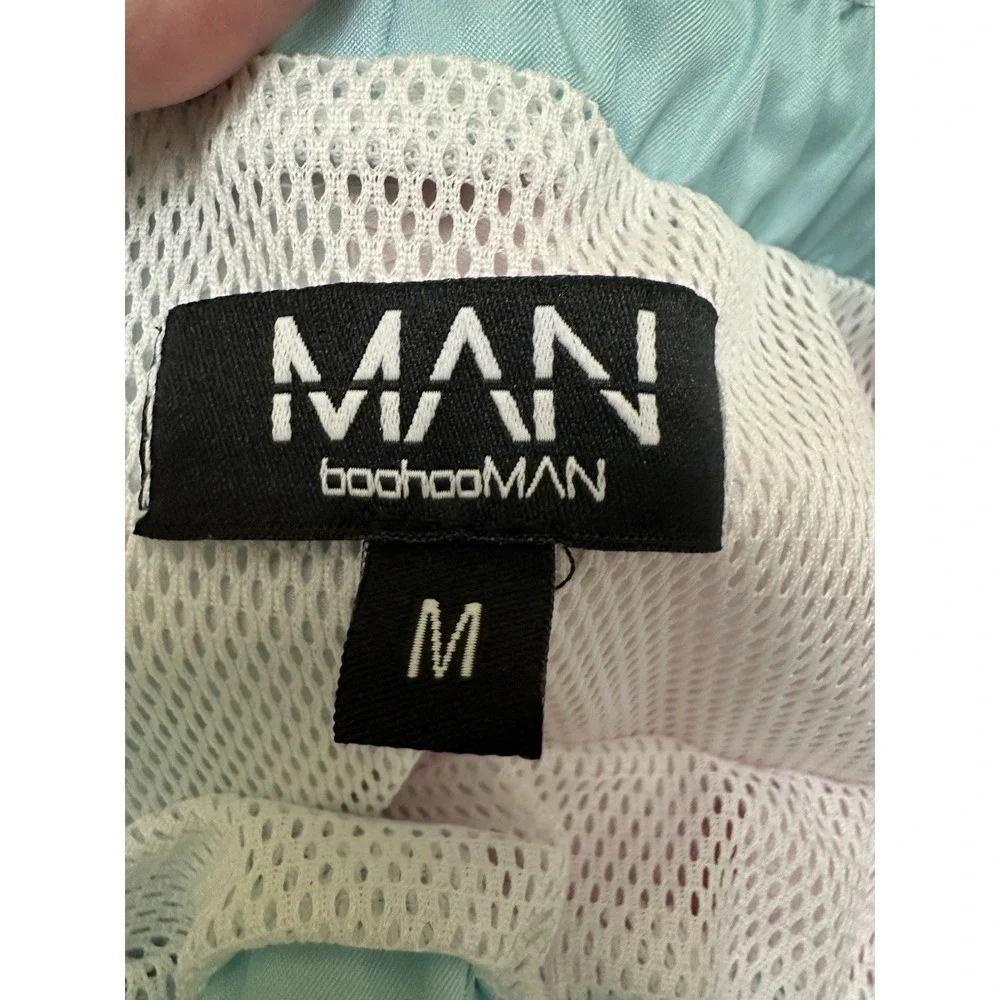 BoohooMAN Swim Shorts‎ Blue/Pink